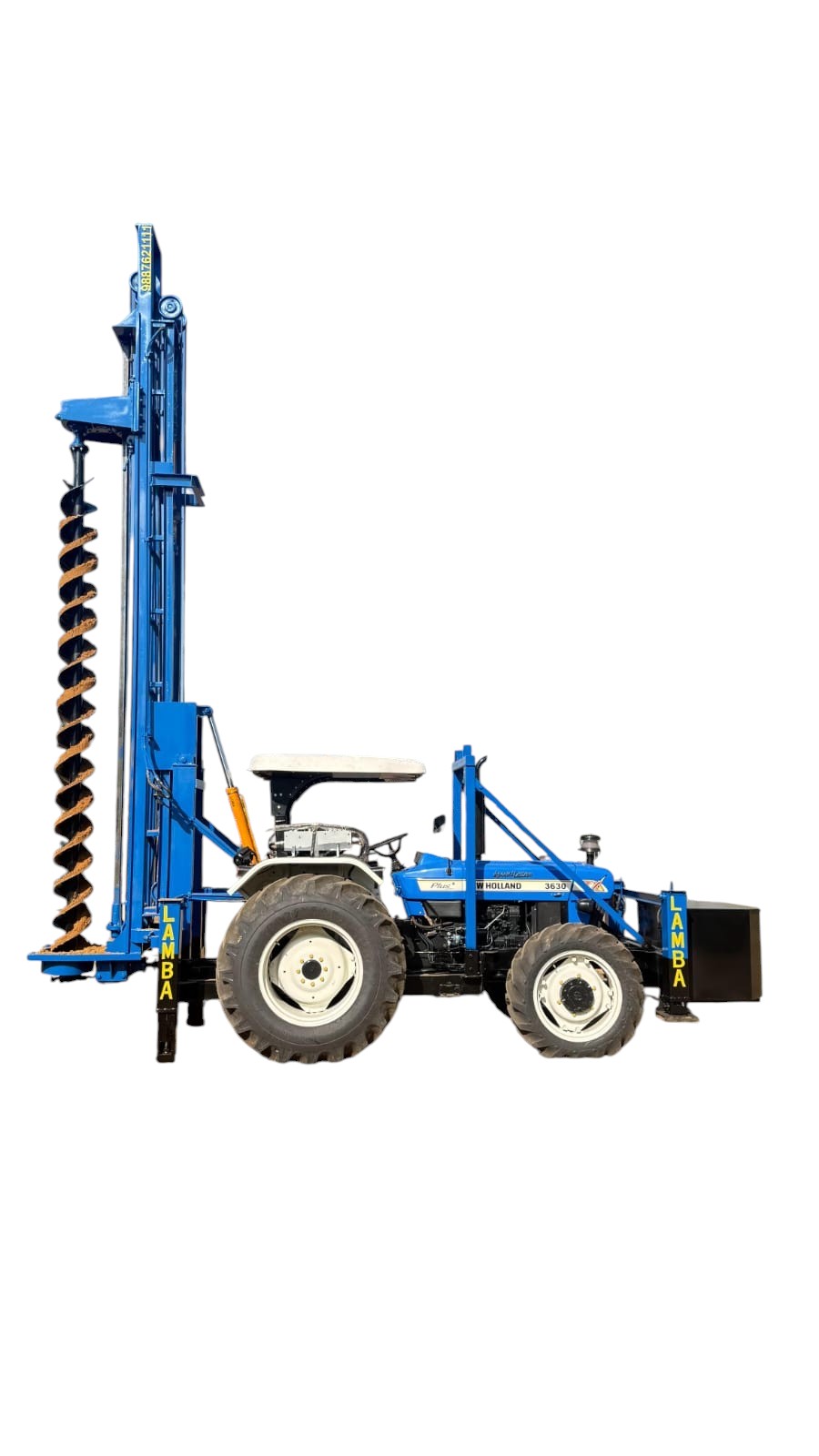 Tractor Post Hole Digger & Crane